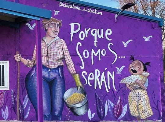 Mural 8M La Iglesuela